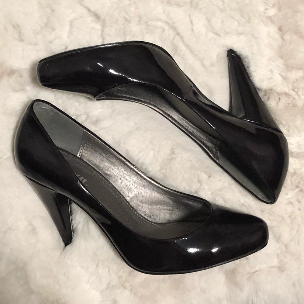 NOW!! Deep Plum Leather Pumps Size 8.5